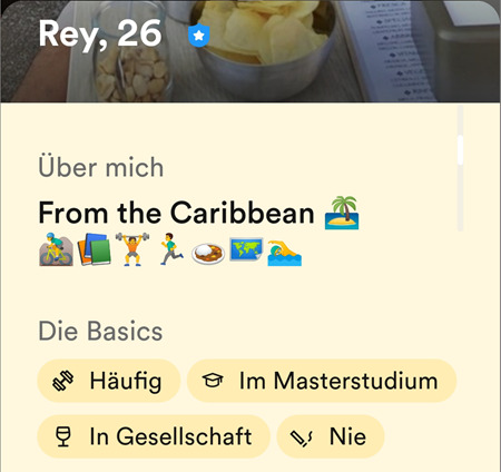 Bumble verifiziertes Profil