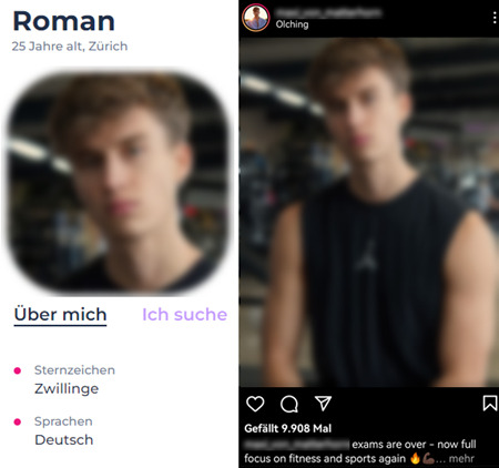 LoveScout24 Fake-Account mit geklautem Foto