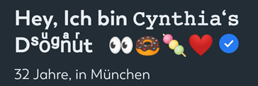 Lovoo Nutzername mit Emoji