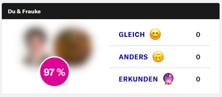 OkCupid-Bug mit Match-Score