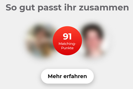 Parship Matching-Punkte im Profil